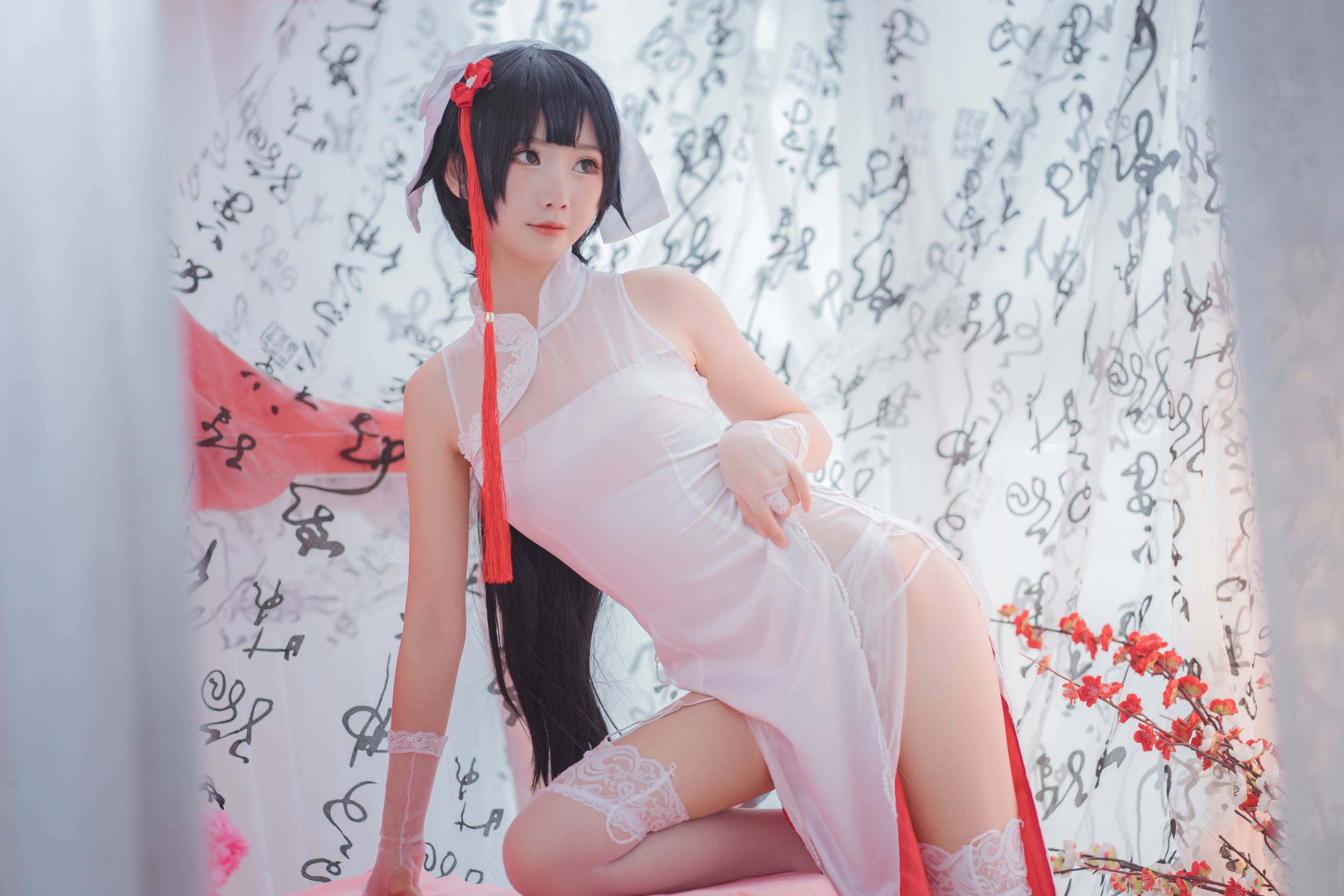 图片[1]-面饼仙儿 – NO.022 Coser面饼仙儿 高雄旗袍 [29P]-XikXak